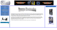 Desktop Screenshot of escapeelectronics.com