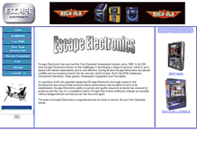 Tablet Screenshot of escapeelectronics.com